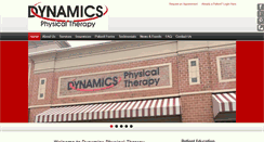 Desktop Screenshot of dynamicsphysicaltherapy.com